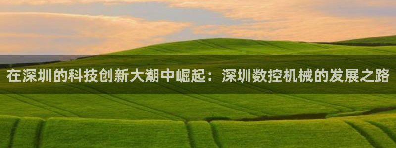 天辰娱乐游戏平台怎么样：在深圳的科技创新大潮中崛起：深圳数控机械的发展之路